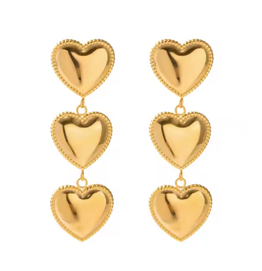 heart earrings