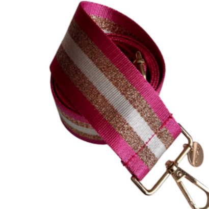 Stripe - Fuchsia | Gold | White