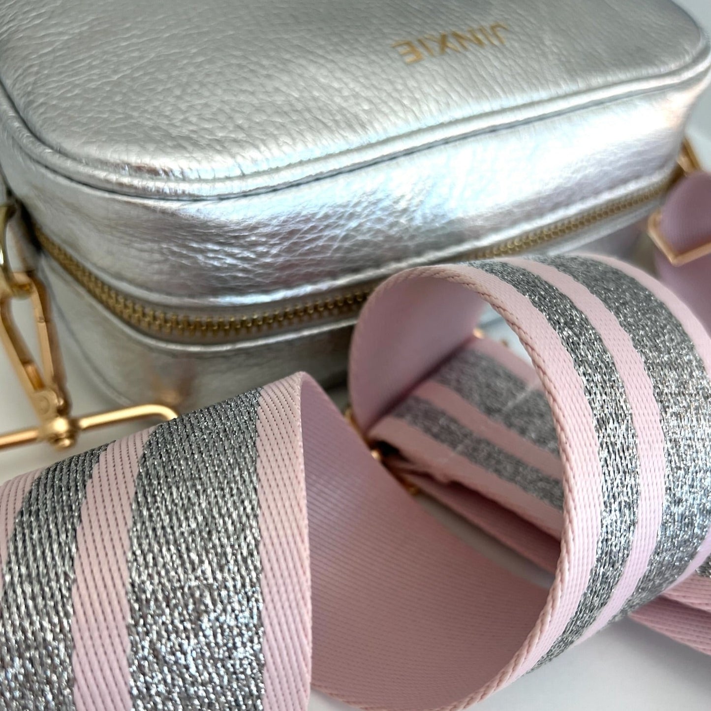 Stripe -  Pink | Silver