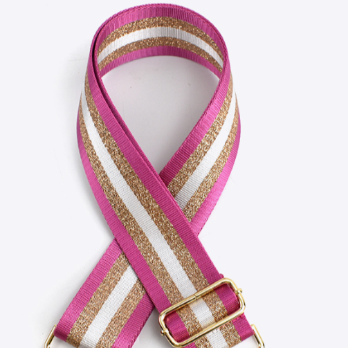 Stripe - Fuchsia | Gold | White