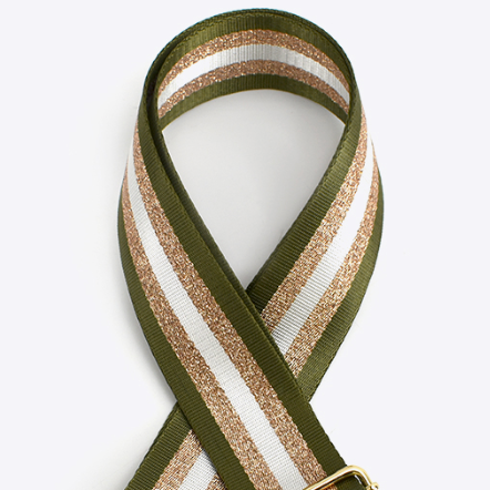 Stripe - Olive | Gold | White