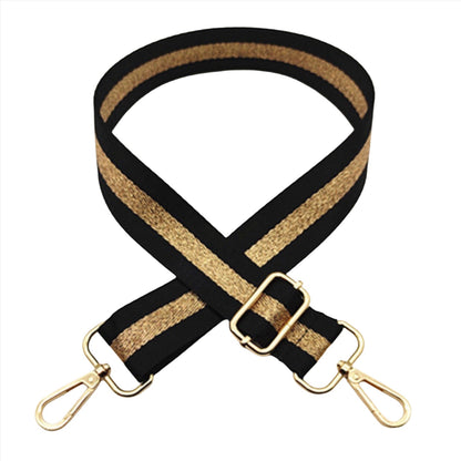 Metallic Gold | Double Black Stripe